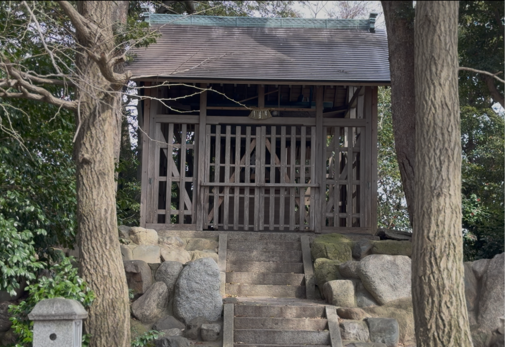 古木江城跡 富岡神社