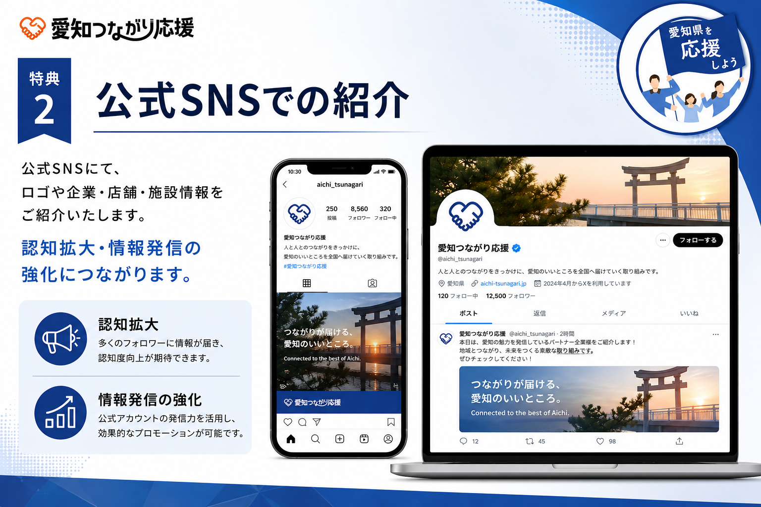 公式SNSでの紹介
