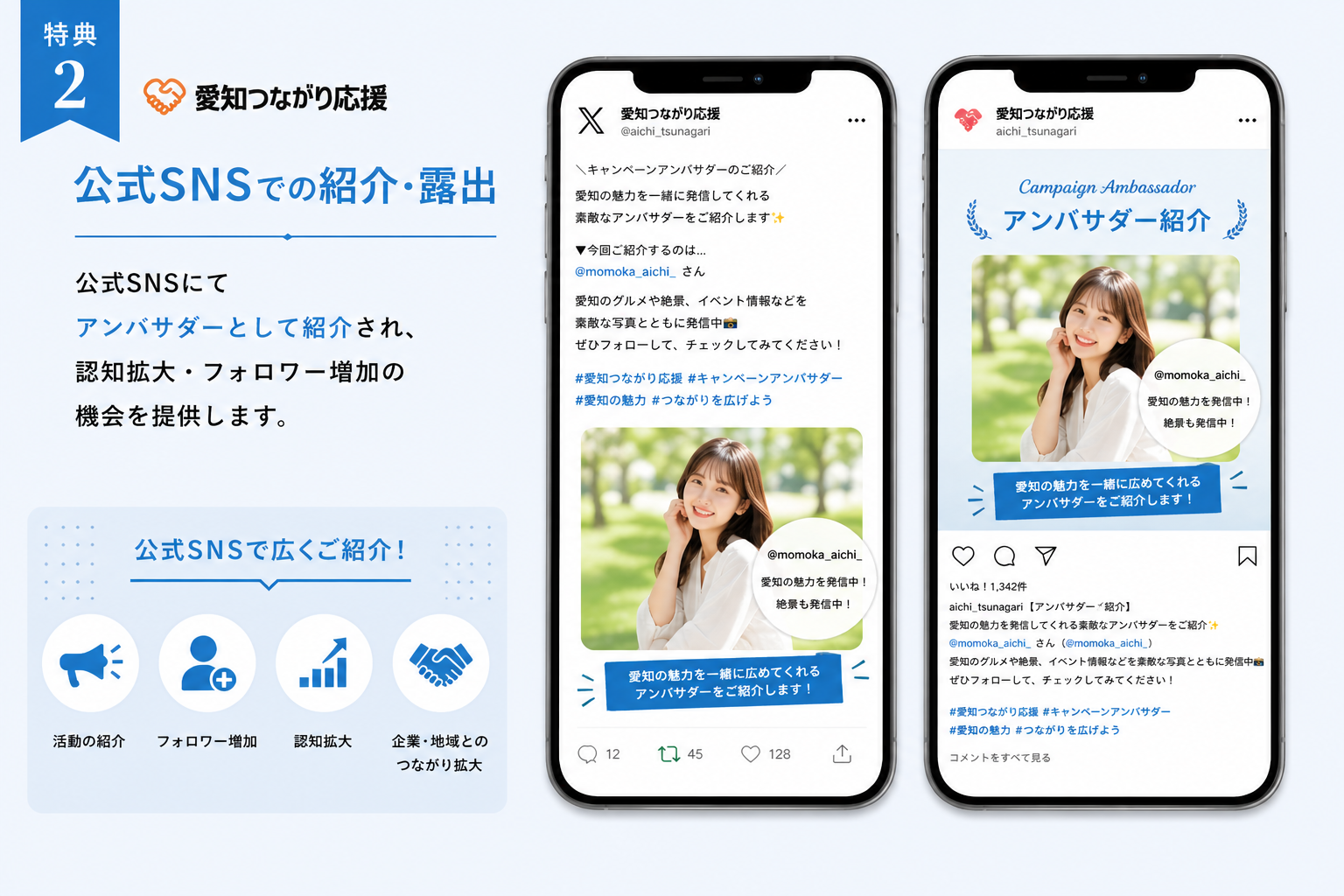 公式SNSでの紹介・露出