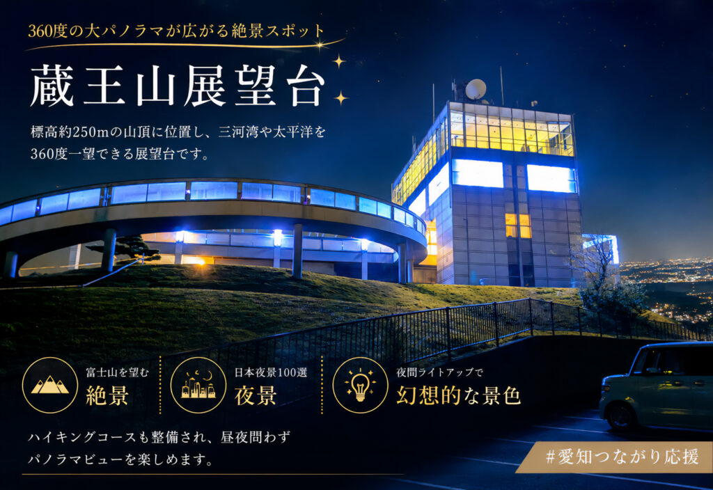 蔵王山展望台