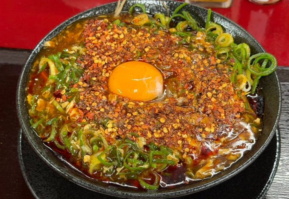 刺激的な辛餡ラーメン