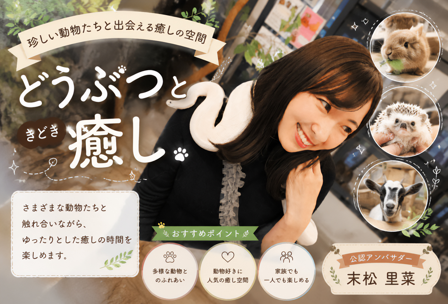 どうぶつときどき癒し